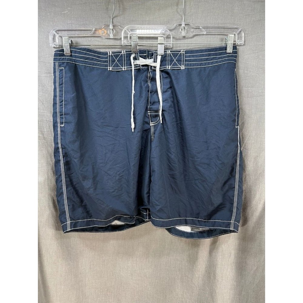 Old Navy Swim Shorts Mens‎ 2XL Blue White Pocketed Swimwear Men 40x20